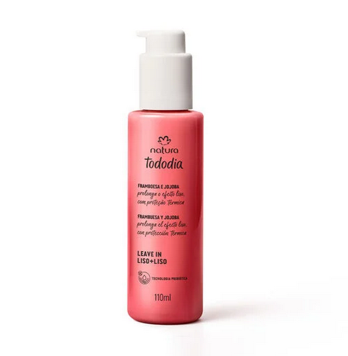Liso+Liso Framboesa e Jojoba Leave-In Natura Tododia