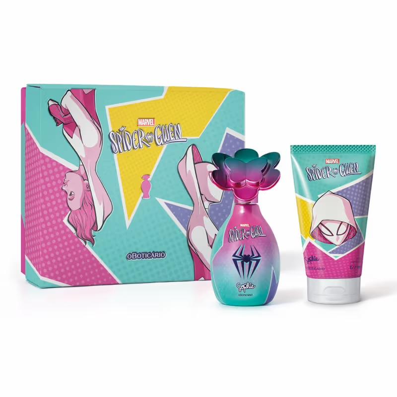 Kit presente Sophie Spider-Gwen (2 itens)