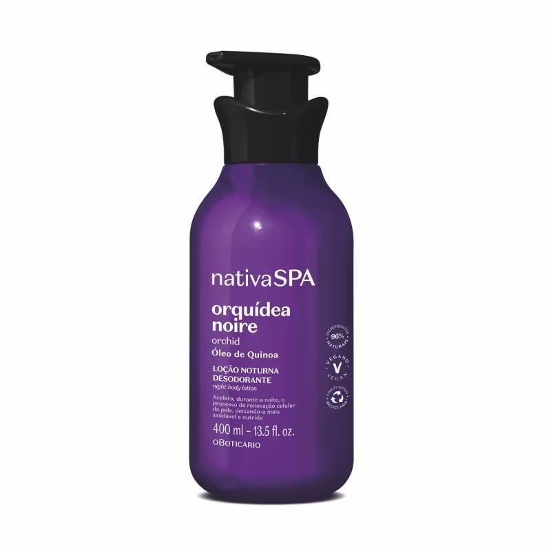 Orquídea Noire - Loção Noturna hidratante Corporal Nativa SPA 400ml