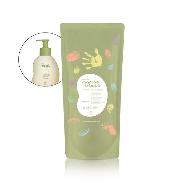 Refil Shampoo Infantil Mamãe e Bebê 200ml
