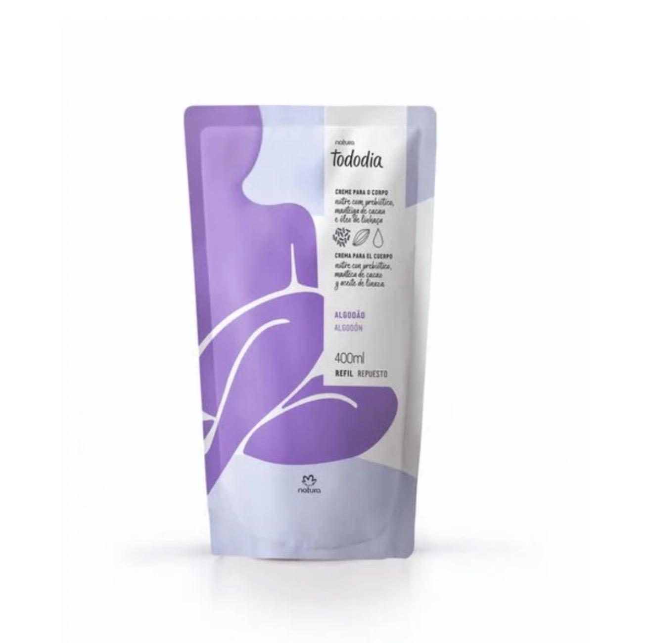 Refil Hidratante Corporal Tododia Algodão - 400ml