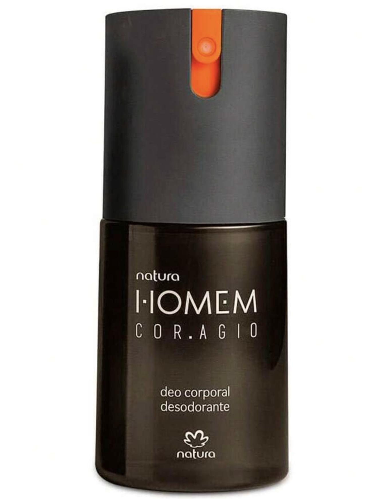 desodorante natura homem coragio