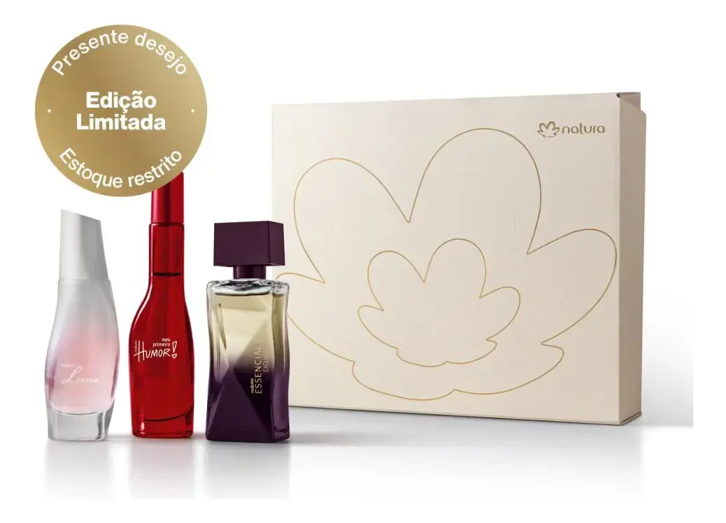 Coleção Especial Miniaturas da Perfumaria Feminina 3 unidades de 25 ml