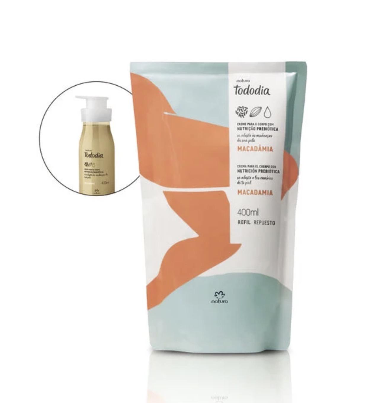 Macadâmia - Refil Hidratante Corporal Tododia 400ml