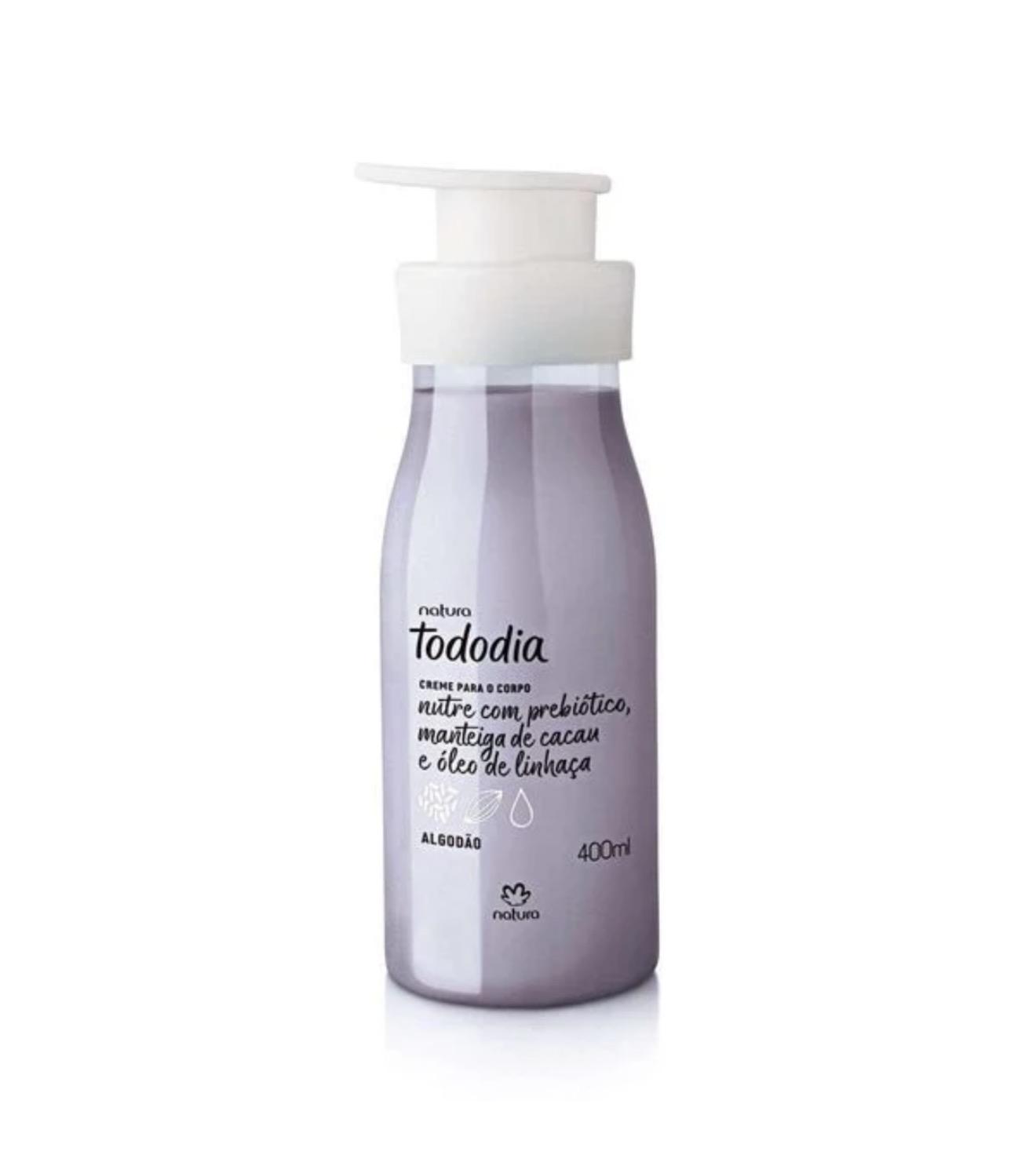 Tododia Algodão 400ml Hidratante Nutritivo Para o Corpo Natura