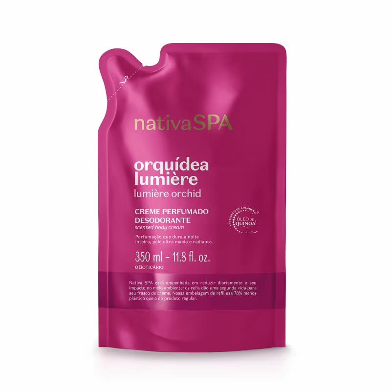Orquídea Lumière Refil Hidratante Nativa SPA 350ml