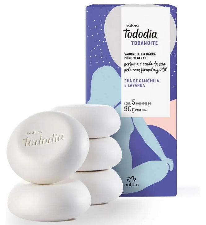 Chá De Camomila E Lavanda - Sabonete Barra Todanoite